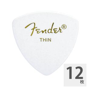 フェンダー ギターピック 12枚 セット Thin 346 Shape White Thin Fender｜chuya-online