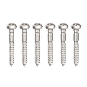 SCUD SRPOC フリーフローティングスクリュー 6pcs クローム ねじ