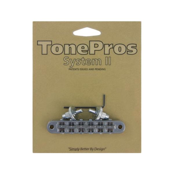 トーンプロズ ギター ブリッジ T3BP-C TonePros Standard Tuneomati...