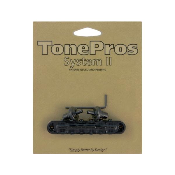トーンプロズ ギター ブリッジ T3BP-B TonePros Standard Tuneomati...