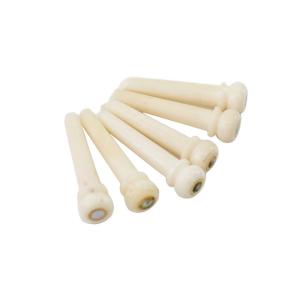 John Pearse JP-BP-BA Bone ６ Pin SET ｗ/BRASS/ABALONE FrenchEye
