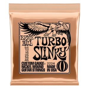 ERNIE BALL 2224 Turbo Slinky Nickel Wound Electric Guitar Strings 095-46 Gauge エレキギター弦