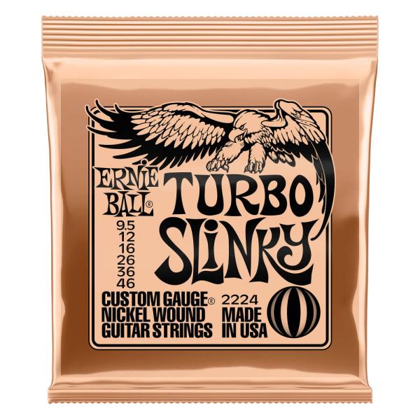 アーニーボール ERNIE BALL 2224 Turbo Slinky Nickel Wound ...