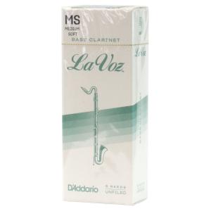 D'Addario Woodwinds/RICO REC05MS ラ・ボーズ バスクラリネット リード MS アンファイルドカット 5枚入｜chuya-online