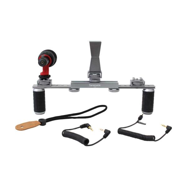 Saramonic VGM スマートフォン用ハンドルグリップ コンデンサーマイク付きキット