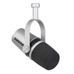 シルバー SHURE MV7-S-J ポッドキャストマイクロホン MV7
