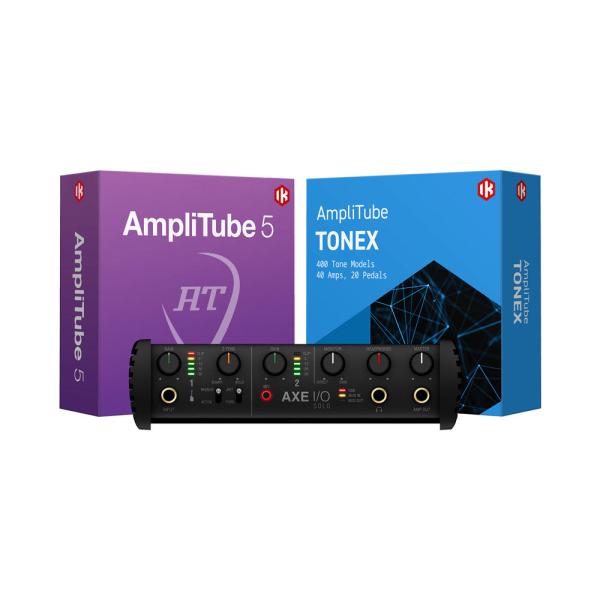 IK Multimedia AXE I/O Solo + AmpliTube 5 + TONEX バ...