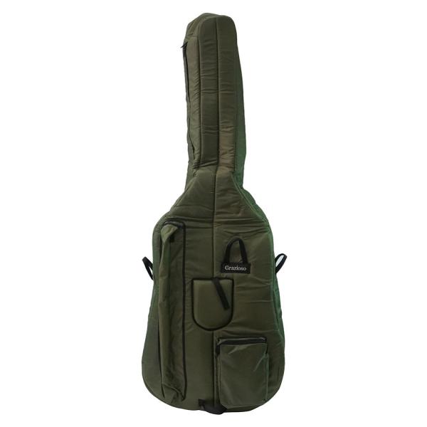 Grazioso CBA-1 Bass Bag モスグリーン コントラバス専用バッグ 国内4/4サイ...