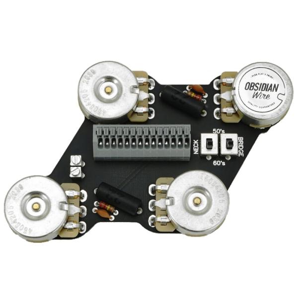 オブシディアンワイヤー ギターパーツ レスポール 配線済みキット Vintage MKII for ...