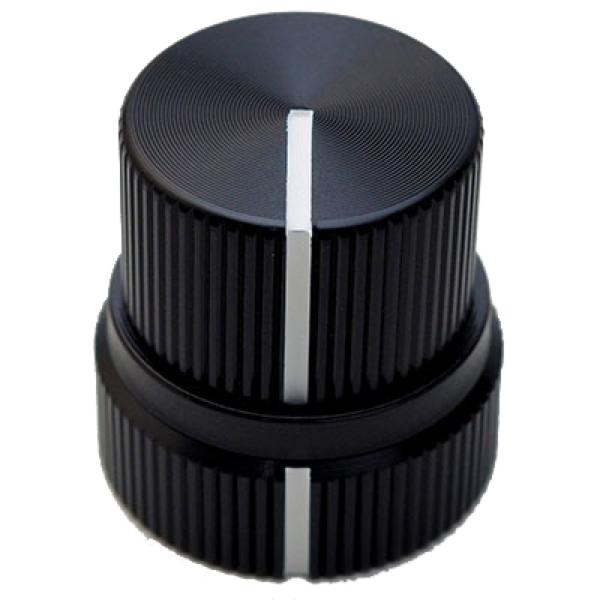 Montreux Black Alumite Dual knob set No.9693 スタックノ...