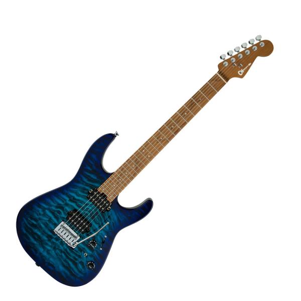 Charvel Pro-Mod DK24 HH 2PT CM QM Chlorine Burst エ...