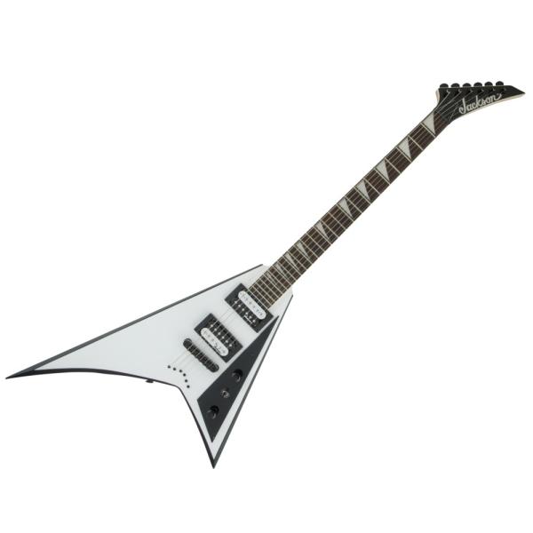 Jackson JS Series Rhoads JS32T White with Black Be...