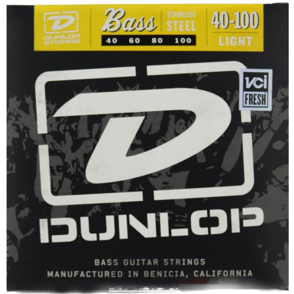 JIM DUNLOP STAINLESS STEEL Bass Strings DBS40100 エ...