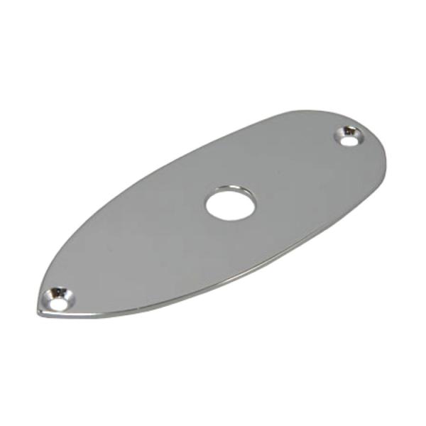 Montreux Flat Jackplate for Strat Chrome No.9510 ジ...