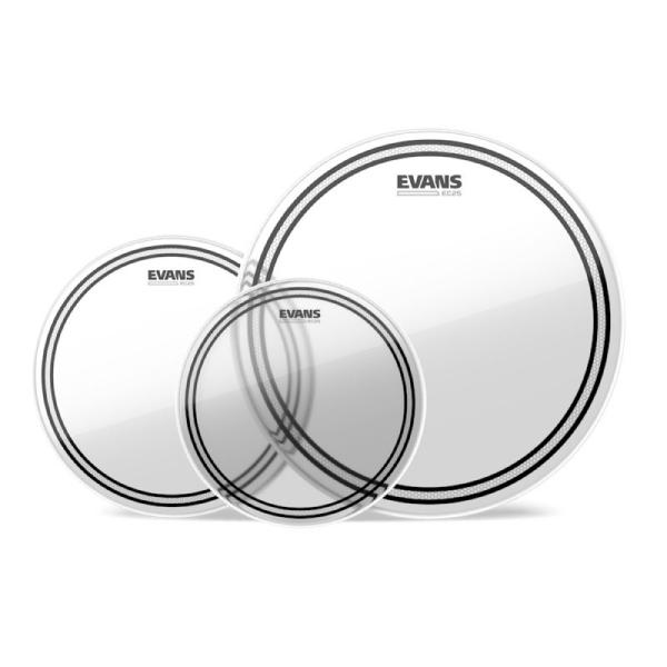 EVANS ETP-EC2SCLR-S EC2 Tom Batter Clear Pack-Stan...