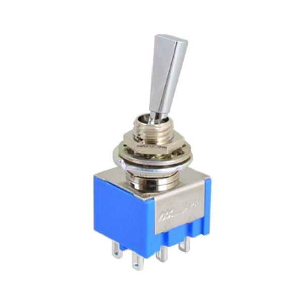 モントルー ギター スイッチ Mini Switch 6P ON-ON-ON Chrome No.9...