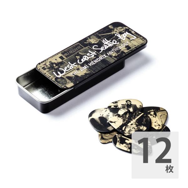 ギターピック 12枚 セット ジムダンロップ JHPT10H JIMI HENDRIX WEST C...