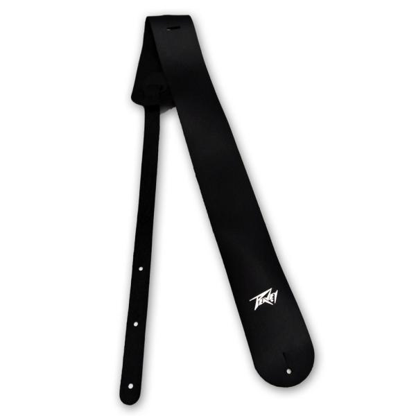 PEAVEY CLASSIC LTHR STRP 2" BLK ギターストラップ 革