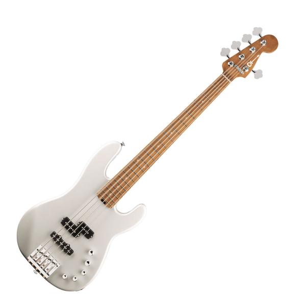 Charvel Pro-Mod San Dimas Bass PJ V Platinum Pearl...