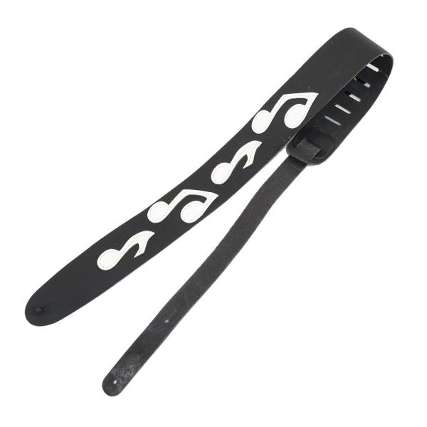 Perri’s P25MN-217 2.5" LEATHER STRAP BLK WHT NOTES...