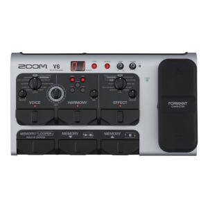 ボーカルエフェクター ズーム ZOOM V6-SP ボーカル専用プロセッサー エフェクター ボーカル マルチエフェクター ハーモニー ボコーダー ピッチ補正｜chuya-online