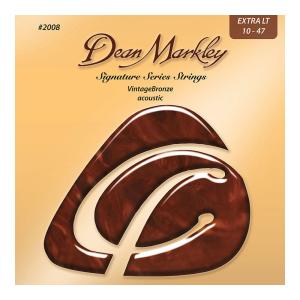 ディーンマークレー弦 Dean Markley DM2008 Vintage Bronze Signature 85/15 Extra Light 10-47 アコースティックギター弦