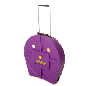 シンバルケース 22インチ キャスター付 HARDCASE HNP9CYM22PU 22" Purple シンバル用ハードケース｜chuya-online