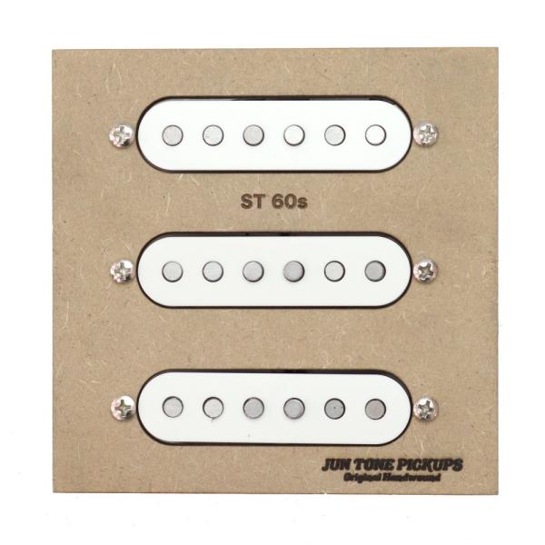 JUNTONE PICKUPS ST'60s Set White Cover エレキギター用ピックア...