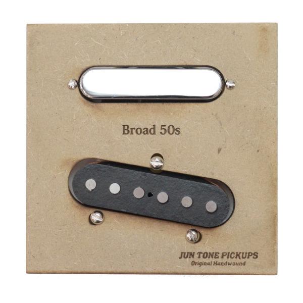 JUNTONE PICKUPS Broad'50s Set Nickel Cover エレキギター用...
