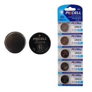 PKCELL BATTERY CR2016-5B 3.0V リチウム ボタン電池CR2016 5個パック｜chuya-online