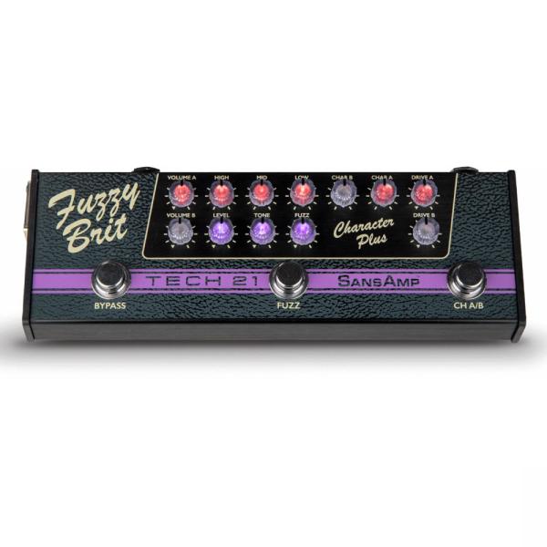 TECH21 SansAmp CHARACTER PLUS SERIES Fuzzy Brit ファ...