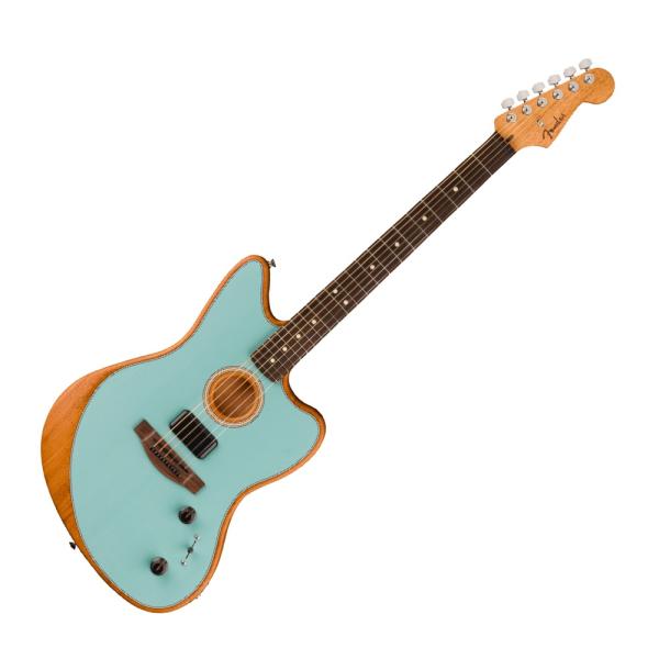 フェンダー Fender Acoustasonic Player Jazzmaster Ice Bl...