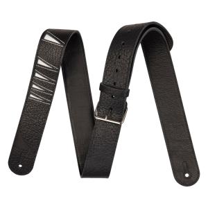 MOODY STRAPS ギター ベース レザーストラップ 革 Moody Handmade Leather Straps Leather & Leather Series 2.5inch