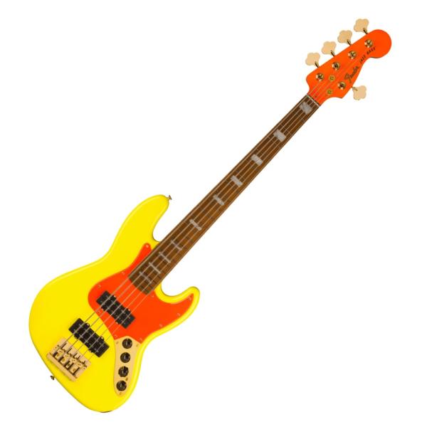 フェンダー Fender MonoNeon Jazz Bass V Maple Fingerboar...