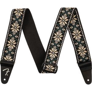 フェンダー Fender Pasadena Woven Strap Yellow Snowflake 2" ギターストラップ おしゃれ