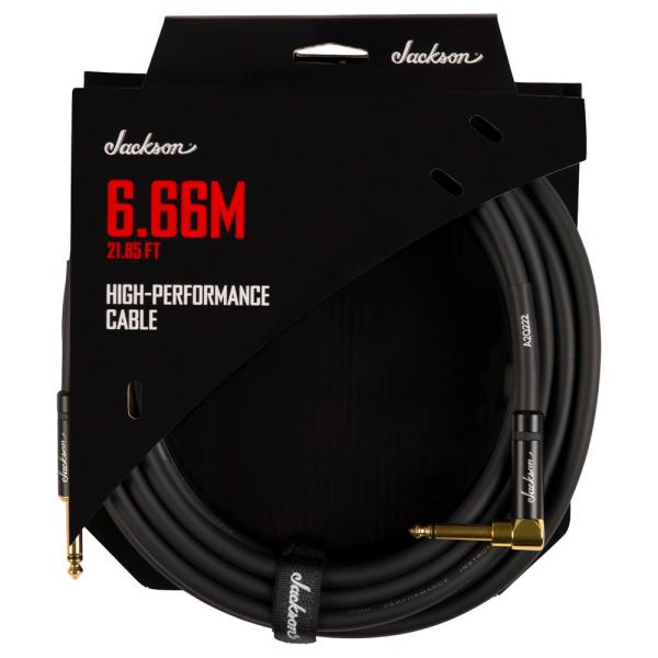 Jackson High Performance Cable Black SL 21.85ft ギタ...