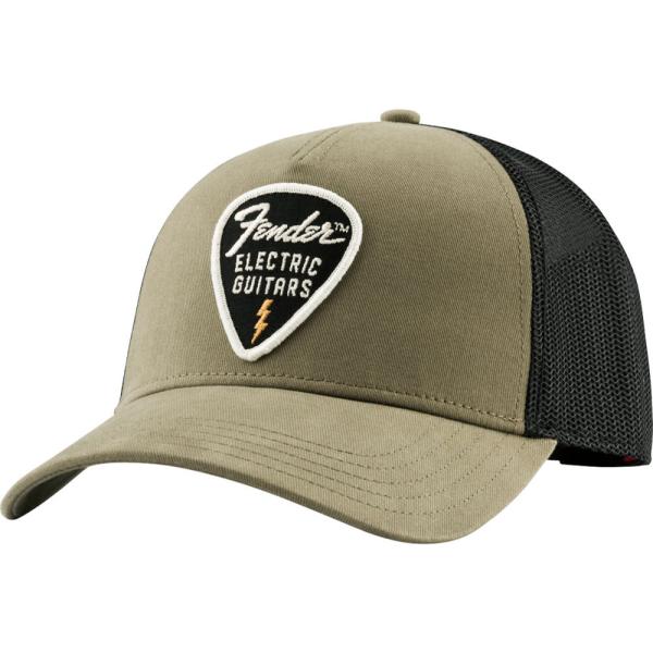 フェンダー Fender Snap Back Pick Patch Hat Olive キャップ 帽...
