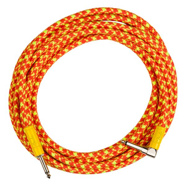 Fender MonoNeon Instrument Cable 18.6&apos; Orange ギターケ...