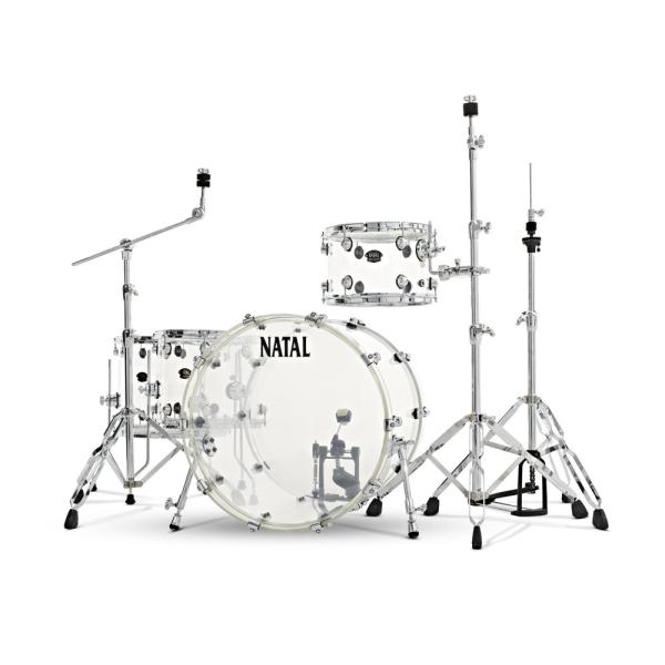 NATAL KAC-AA2-TR1 Arcadia Acrylic Transparent ドラムセ...