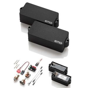 EMG JazzBass用ピックアップセット Amazon.com: EMG J Active Bass Guitar Pickup Set, Black