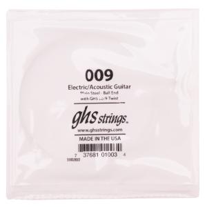GHS 009 Singles Plain Steel Strings .009 ギター用 バラ弦｜chuya-online