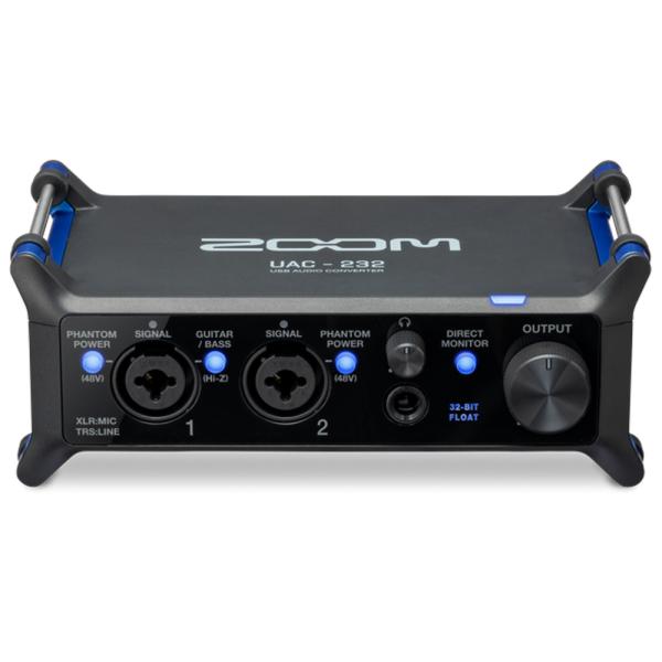 ZOOM UAC-232 2イン／2アウト仕様 32bitフロート対応 USB-Cオーディオ・インタ...