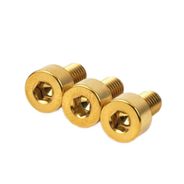 FU-Tone Titanium Nut Clamping Screw Set GOLD フロイドロ...