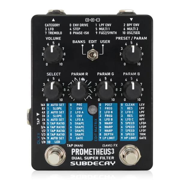 Subdecay Prometheus 3 オートワウ フィルター ギターエフェクター