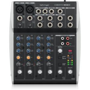 ベリンガー ミキサー BEHRINGER XENYX 802S アナログミキサー USBオーディオインターフィス機能搭載 USB 出力搭載｜chuya-online チューヤオンライン