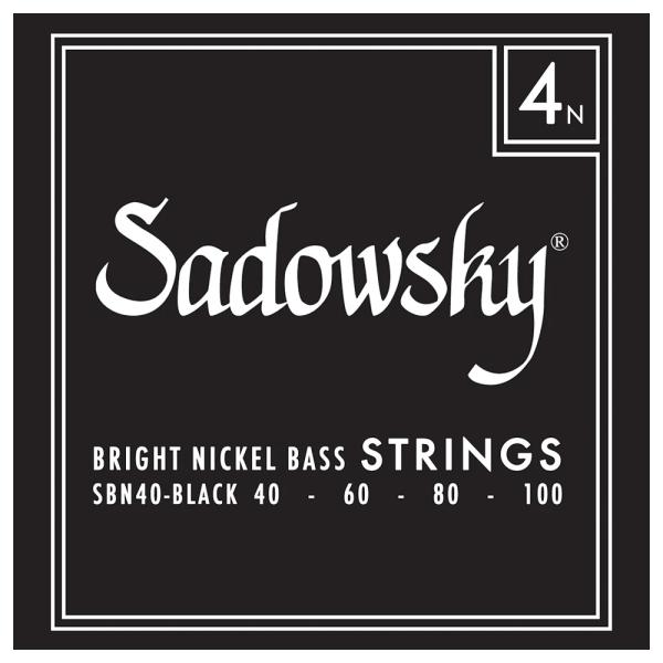 Sadowsky サドウスキー SBN40 Black ブラックラベル ニッケル ベース弦