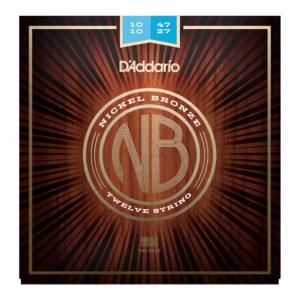 D'Addario ダダリオ NB1047-12 Nickel Bronze Acoustic Guitar Strings Light 12-String 12弦アコースティックギター弦｜chuya-online