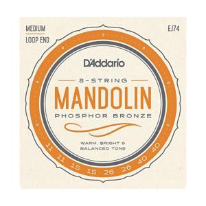 D'Addario EJ74 Mandolin Strings Phosphor Bronze Medium 11-40 マンドリン弦｜chuya-online