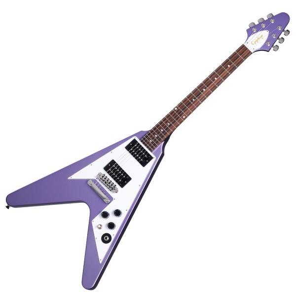 Epiphone エピフォン Kirk Hammett 1979 Flying V Purple M...