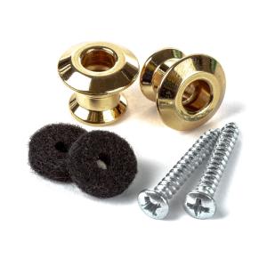 JIM DUNLOP ジムダンロップ Straplok Dual Design Strap Button Sets 2PSLS034G ゴールド ギターパーツ ストラップピン｜chuya-online チューヤオンライン